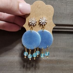 Acrylic and Sparkle Earring